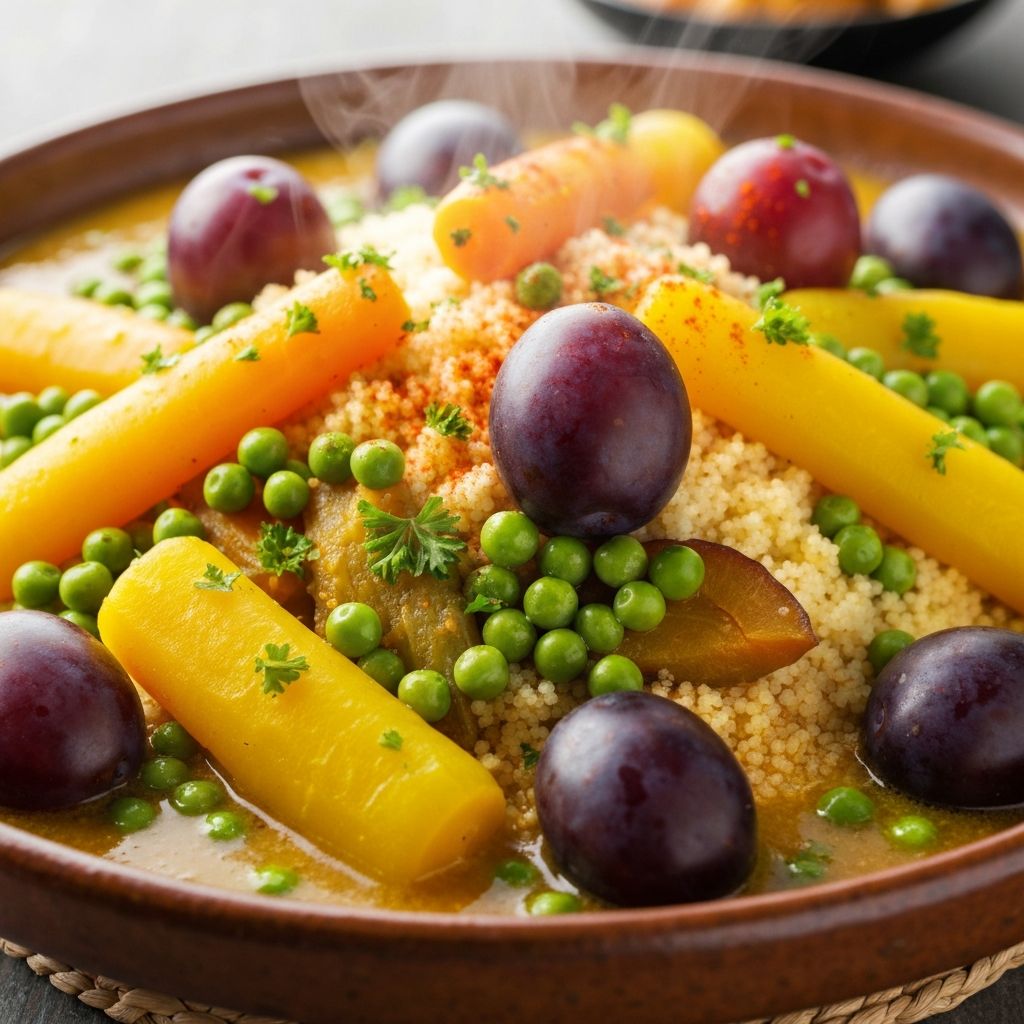 Classic Moroccan Couscous with Vegetables